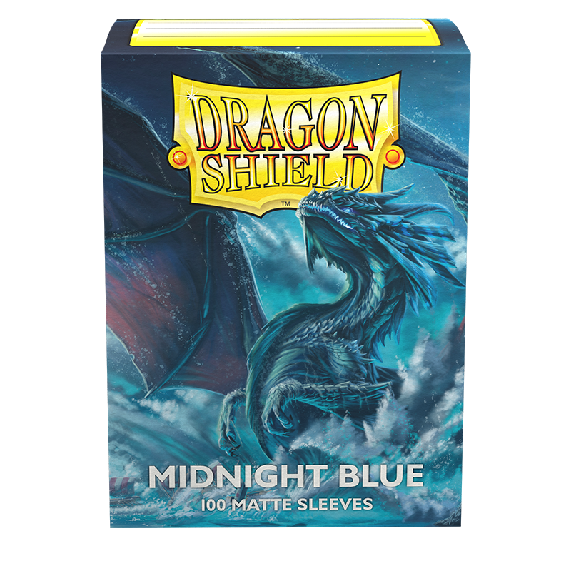 Dragon Shield: Standard 100ct Sleeves - Midnight Blue (Dual Matte) - Image 5