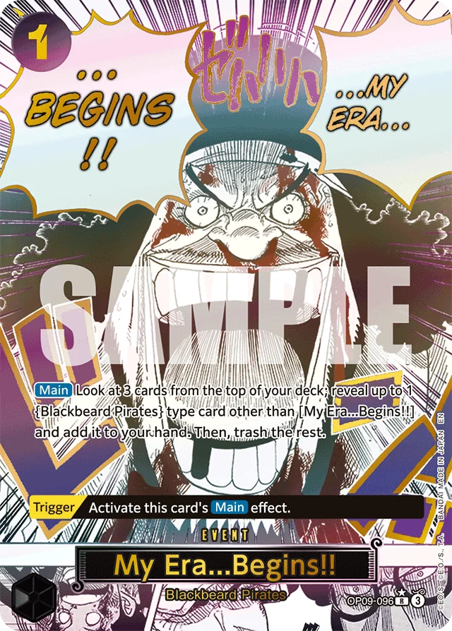 My Era...Begins!! (OP09-096 — Alternate Art)