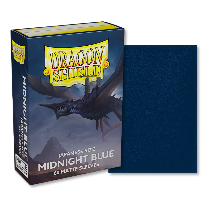 Dragon Shield: Japanese Size 60ct Sleeves - Midnight Blue (Dual Matte) - Image 3