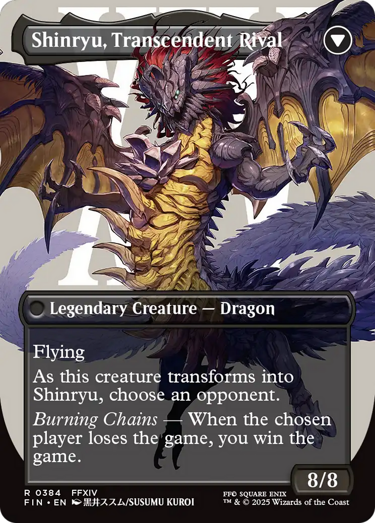 Zenos yae Galvus // Shinryu, Transcendent Rival (0384) - Image 2