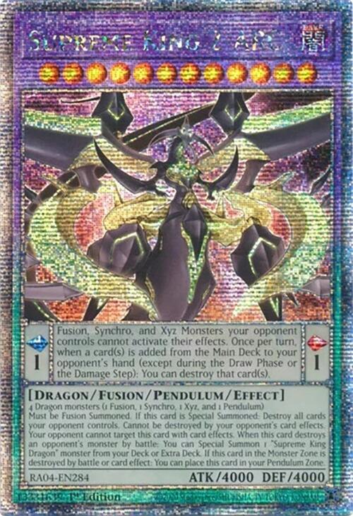 Supreme King Z-ARC (RA04-EN284 - Quarter Century Secret Rare)