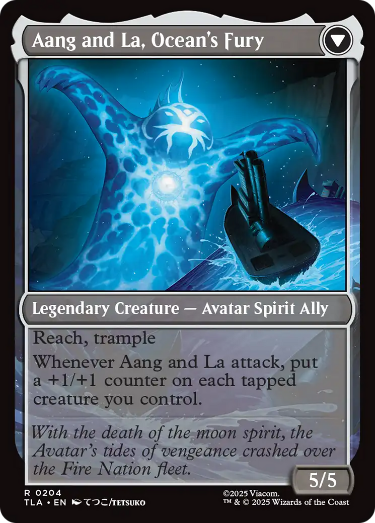 Aang, Swift Savior // Aang and La, Ocean's Fury (0204) - Image 2