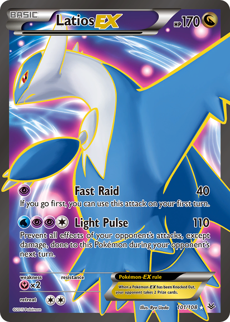 Latios EX (101/108 — Full Art)