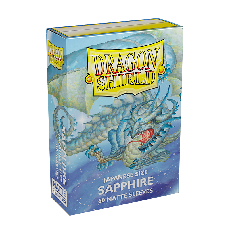 Dragon Shield: Japanese Size 60ct Sleeves - Sapphire (Matte) - Image 6