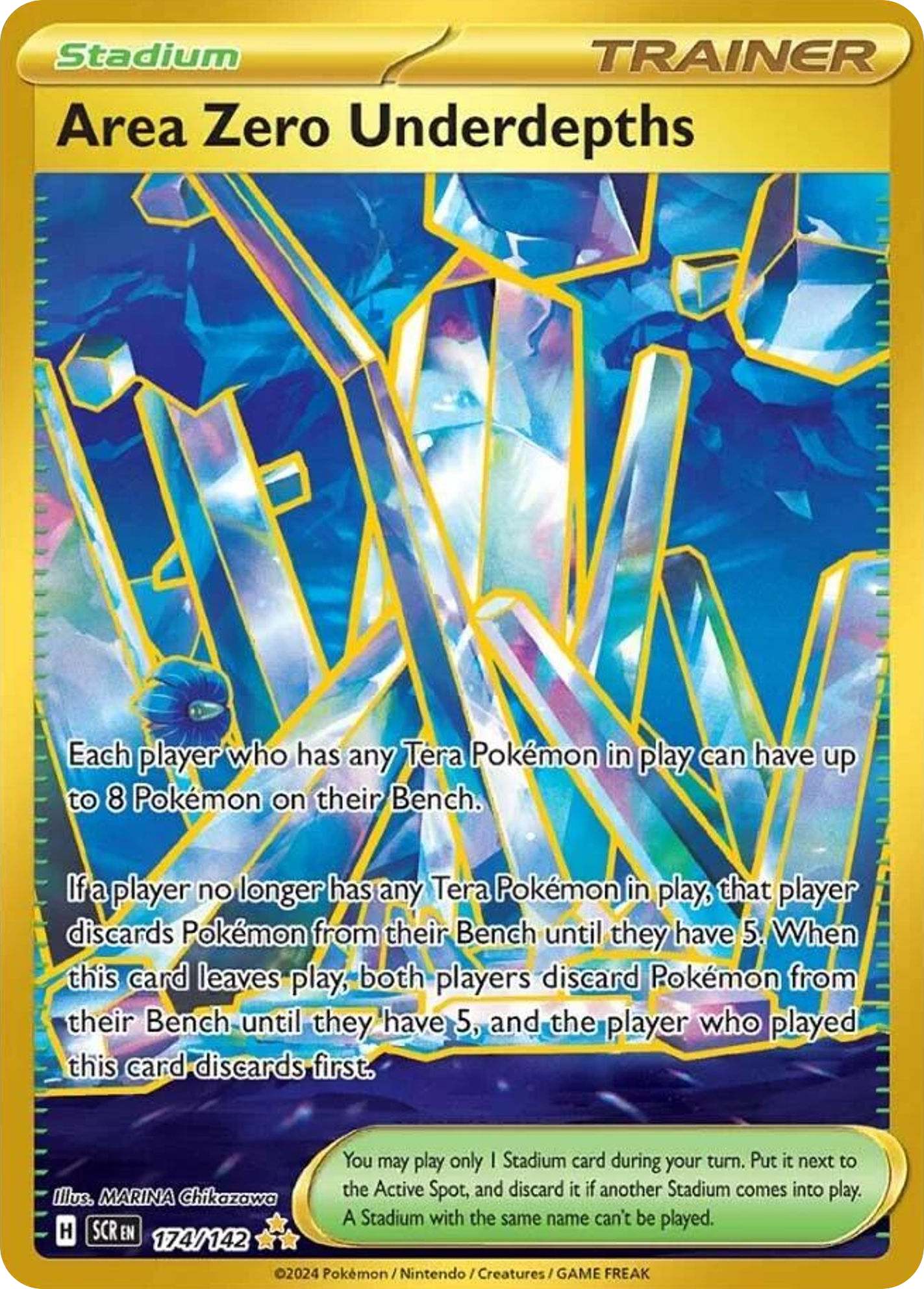 Area Zero Underdepths (174/142)