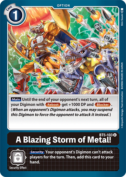 A Blazing Storm of Metal! (BT5-103 U)