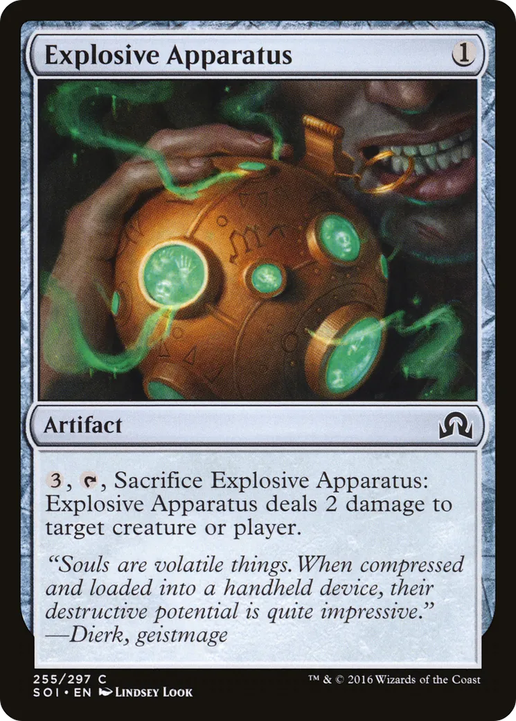 Explosive Apparatus (255/297)