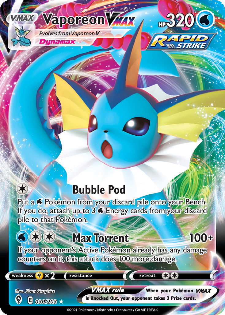 Vaporeon VMAX (030/203)