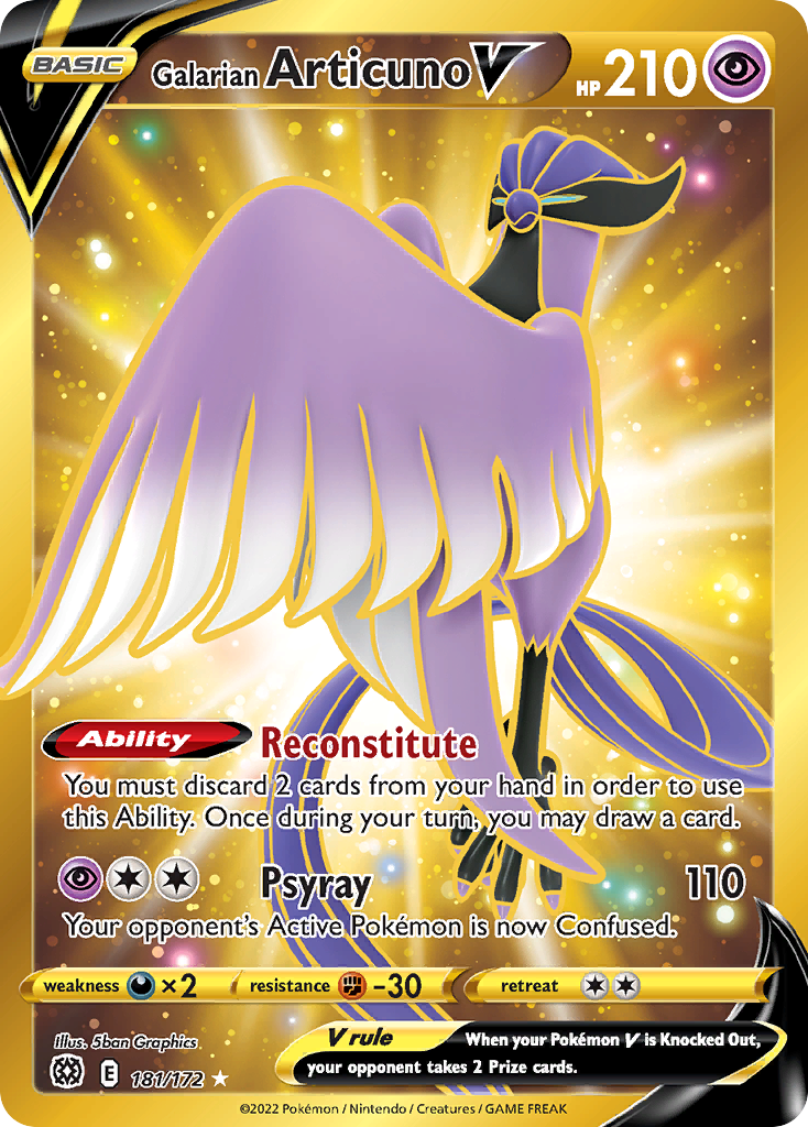 Galarian Articuno V (181/172)