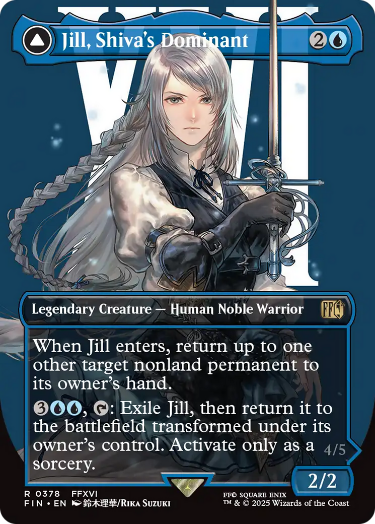 Jill, Shiva's Dominant // Shiva, Warden of Ice (0378) - Image 1