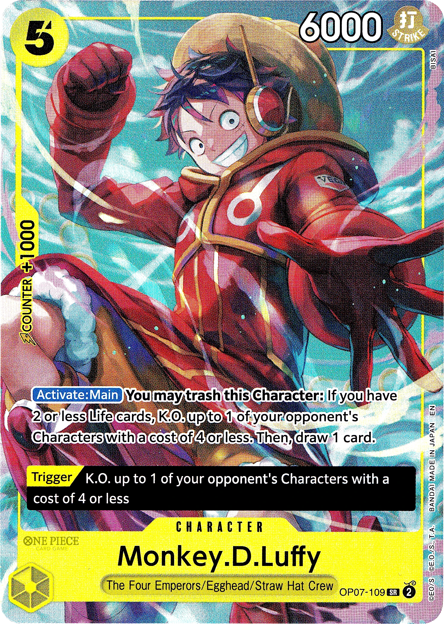 Monkey.D.Luffy (OP07-109 — Yellow)