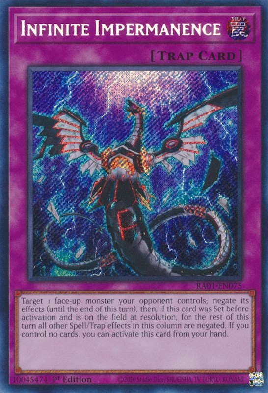 Infinite Impermanence (RA01-EN075 - Secret Rare)