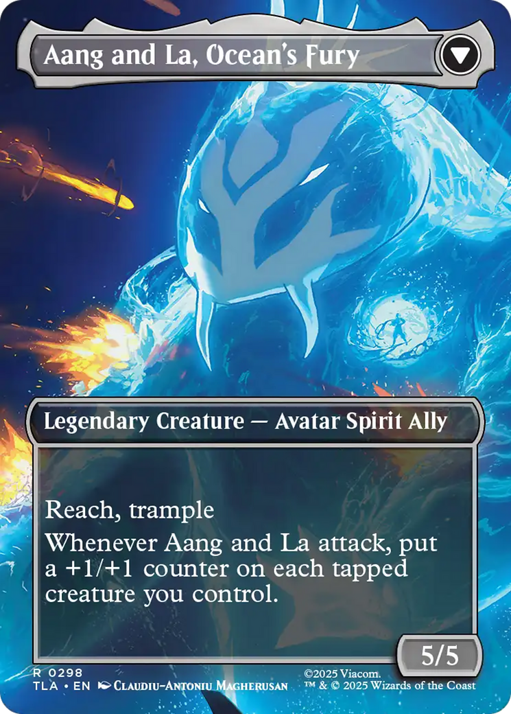 Aang, Swift Savior // Aang and La, Ocean's Fury (0298) - Image 2