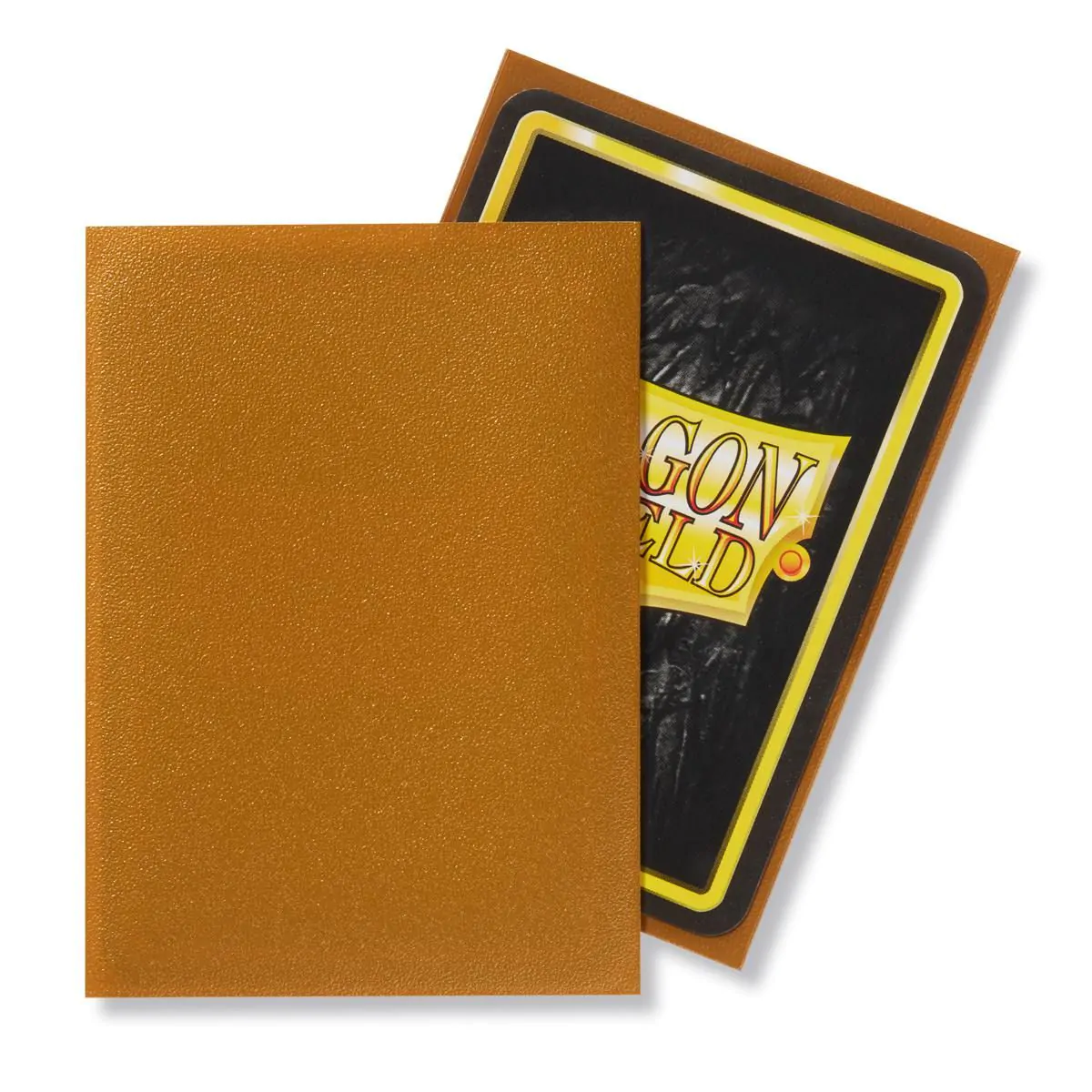 Dragon Shield: Standard 100ct Sleeves - Gold (Matte) - Image 3