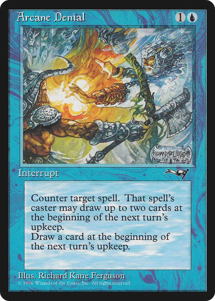 Arcane Denial (Holding Axe)