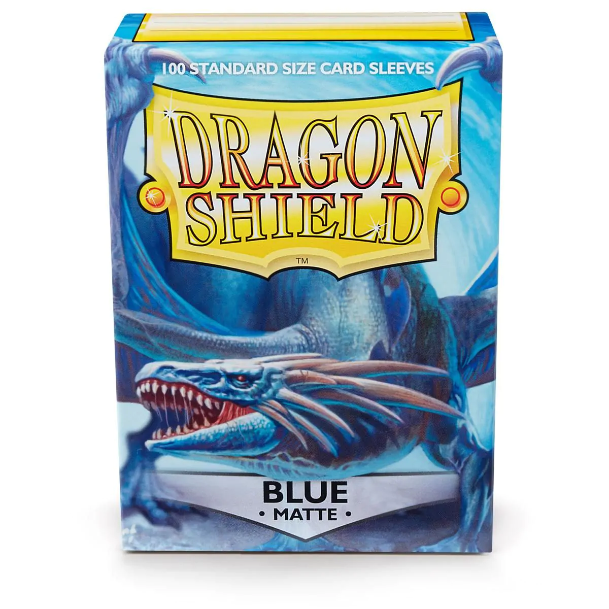 Dragon Shield: Standard 100ct Sleeves - Blue (Matte) - Image 2