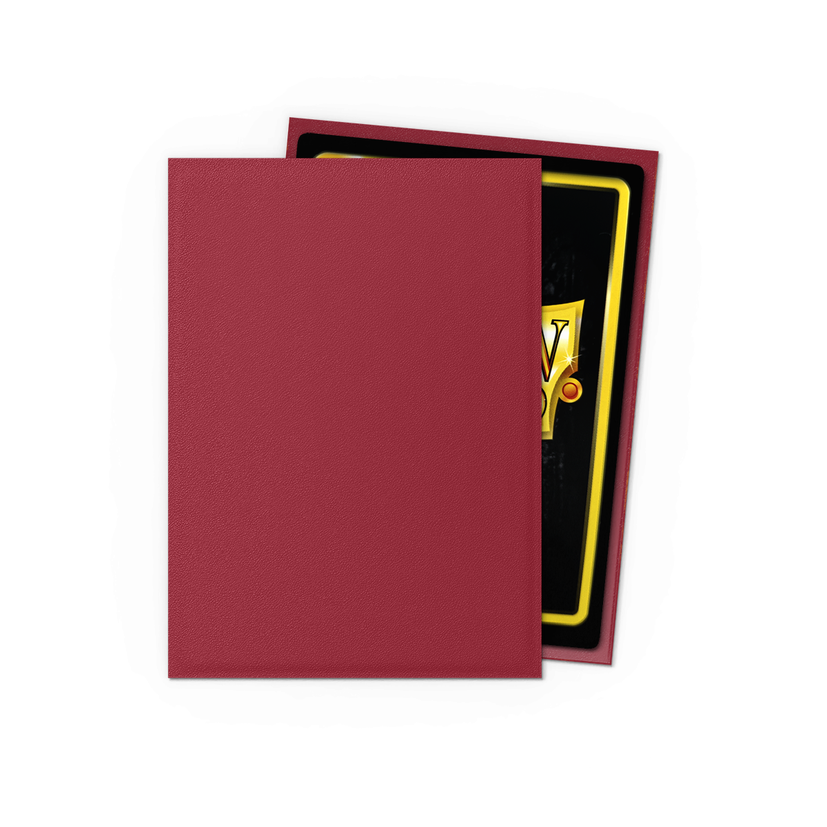 Dragon Shield: Standard 100ct Sleeves - Blood Red (Matte — Non-Glare) - Image 2
