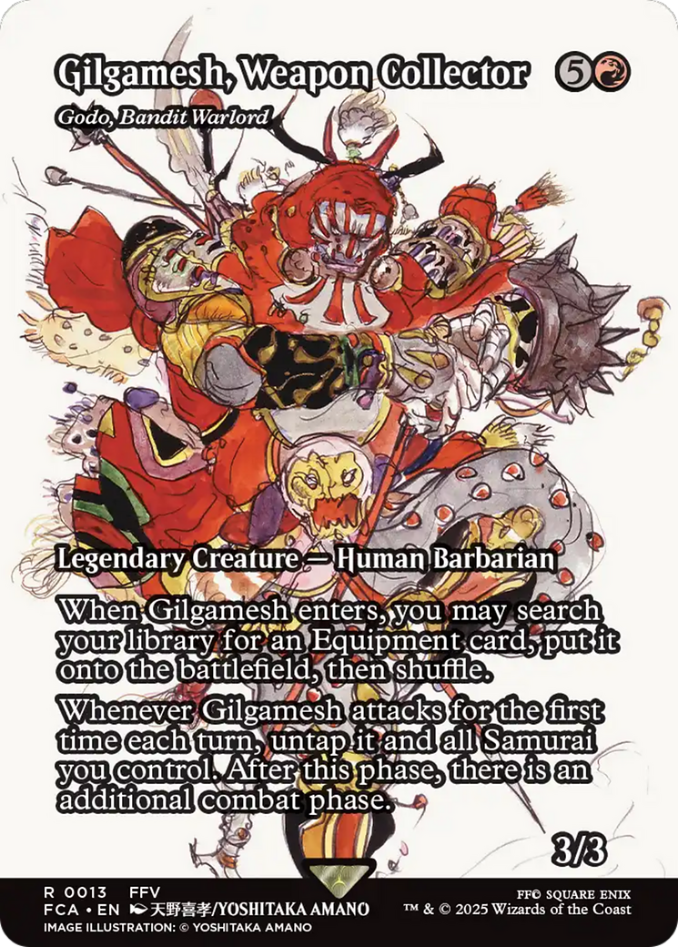 Gilgamesh, Weapon Collector — Godo, Bandit Warlord (0013)