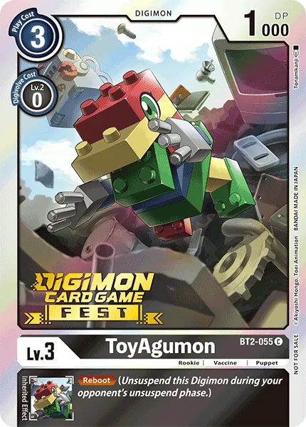 ToyAgumon (BT2-055 — Digimon Card Game Fest)