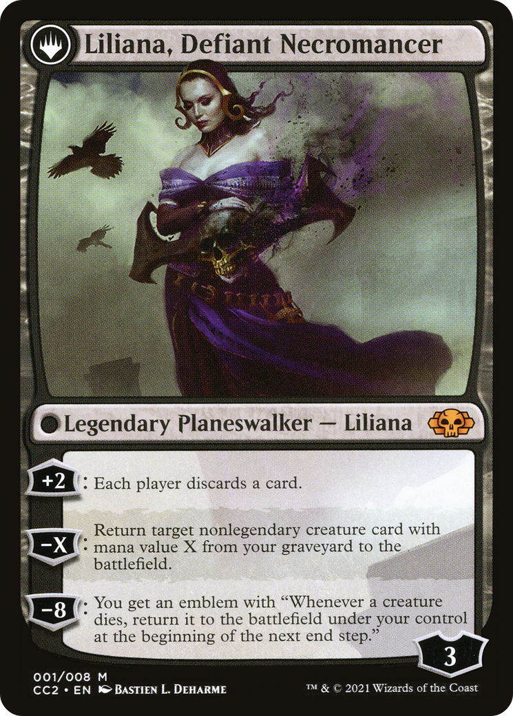 Liliana, Heretical Healer // Liliana, Defiant Necromancer (001/008) - Image 2