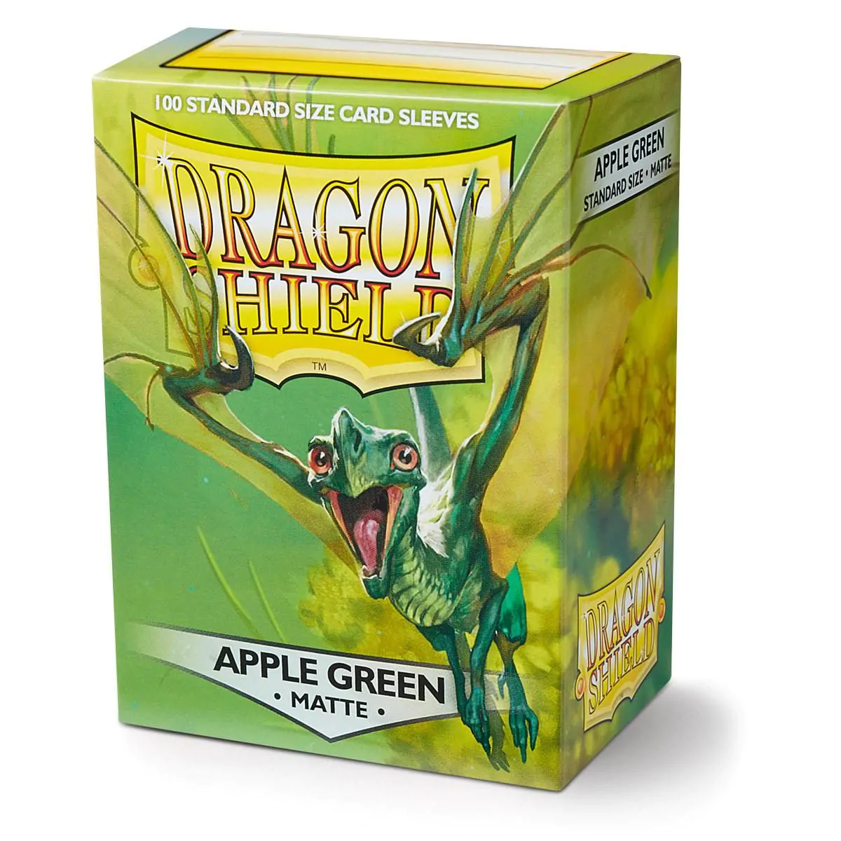 Dragon Shield: Standard 100ct Sleeves - Apple Green (Matte) - Image 1