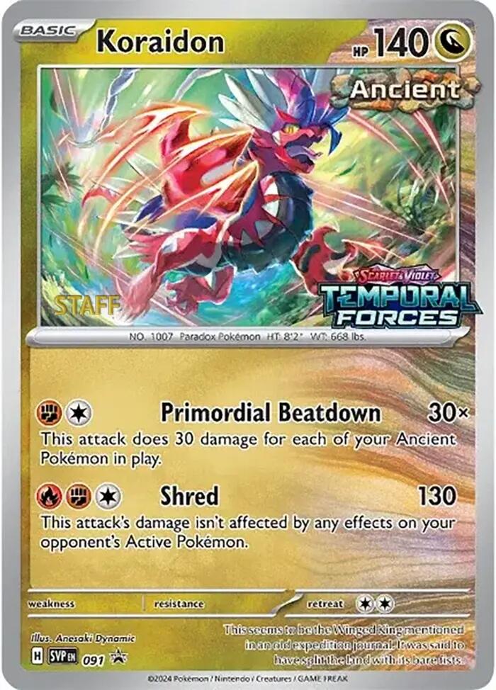 Koraidon (091 — Staff)