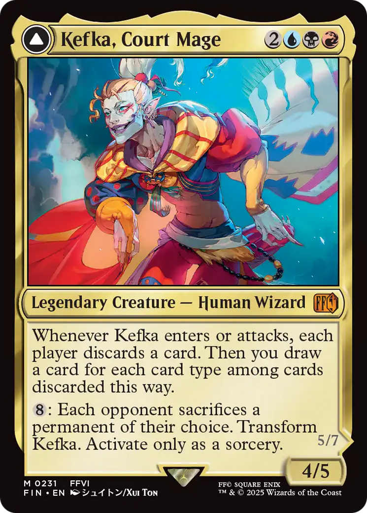 Kefka, Court Mage // Kefka, Ruler of Ruin (0231) - Image 1