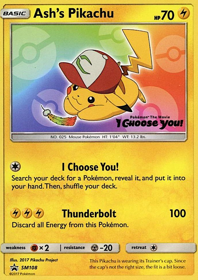 Ash's Pikachu - SM108