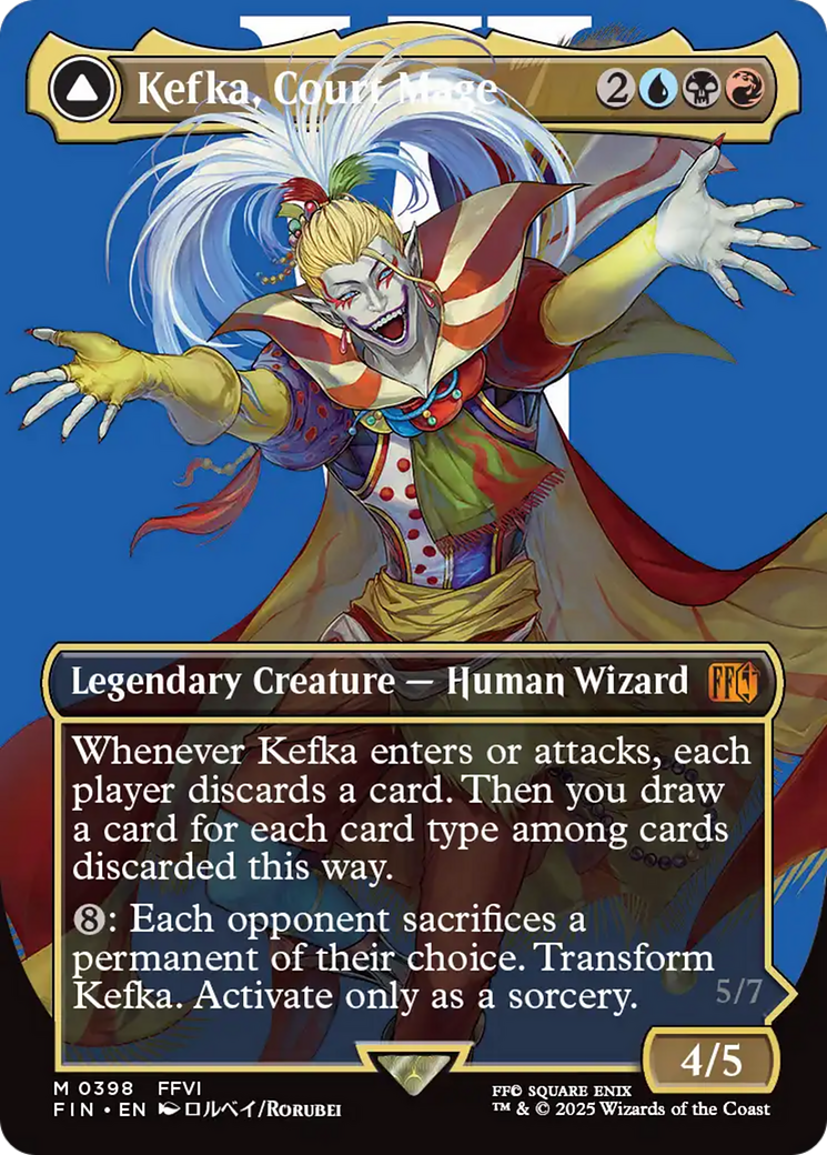 Kefka, Court Mage // Kefka, Ruler of Ruin (0398) - Image 1