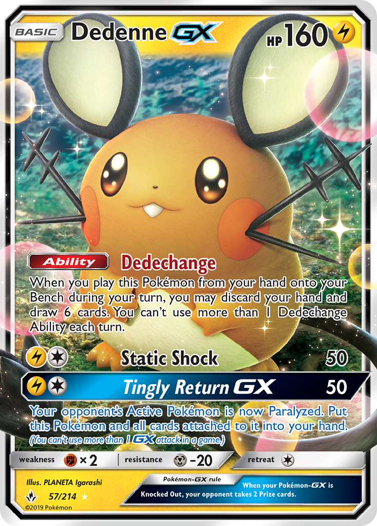 Dedenne GX (57/214)