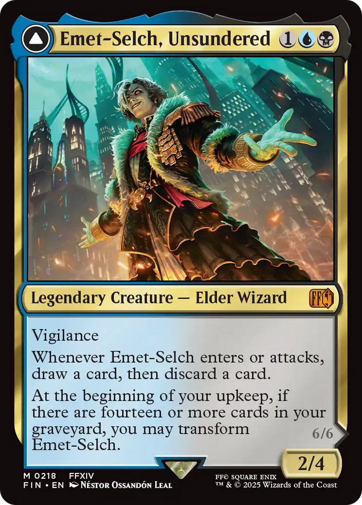 Emet-Selch, Unsundered // Hades, Sorcerer of Eld (0218) - Image 1
