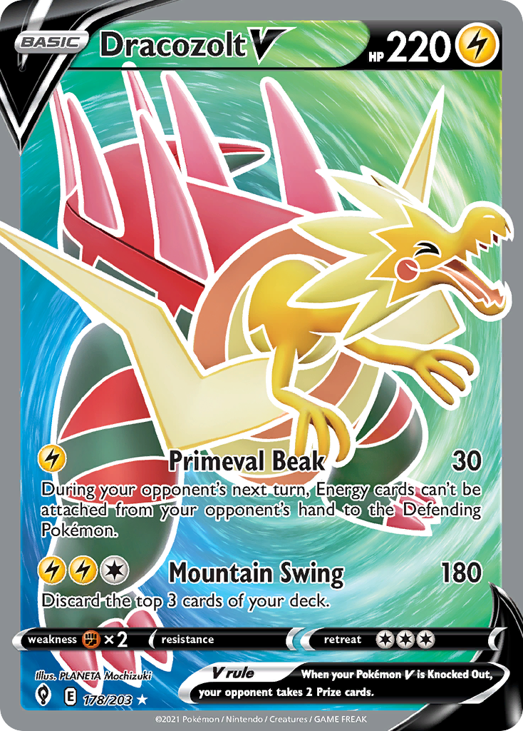 Dracozolt V (178/203 — Full Art)