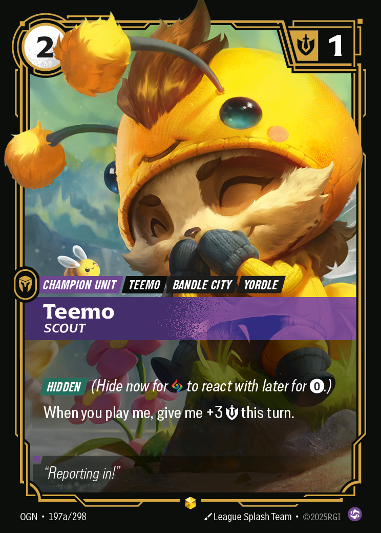 Teemo — Scout (197a/298) | Card Quest