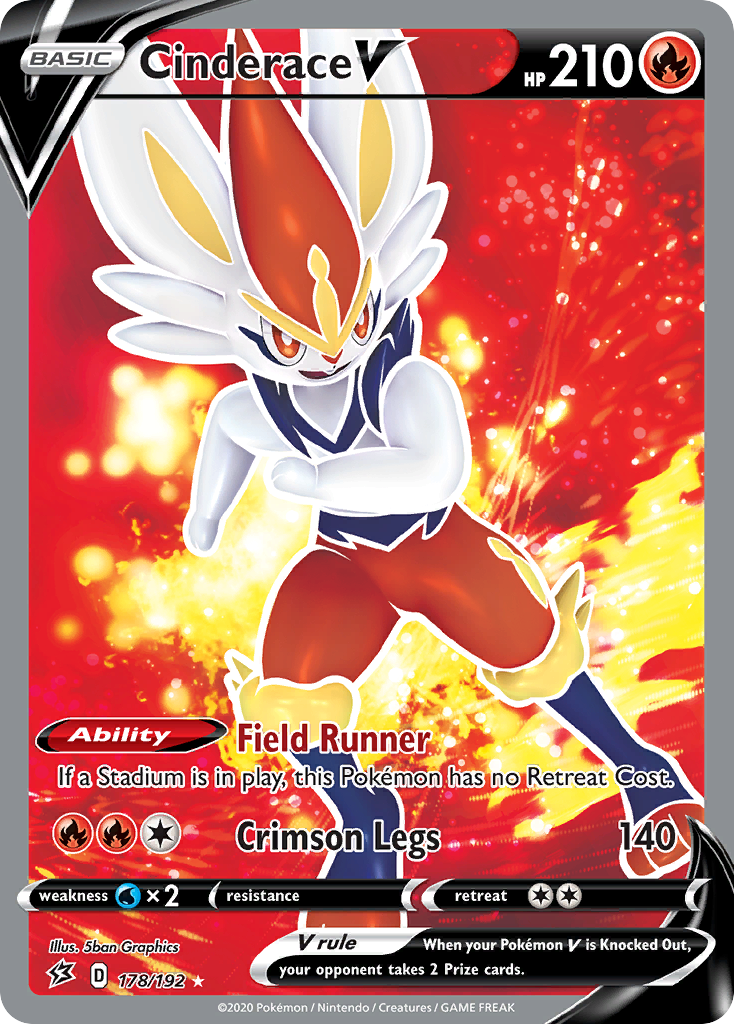 Cinderace V (178/192 — Full Art)