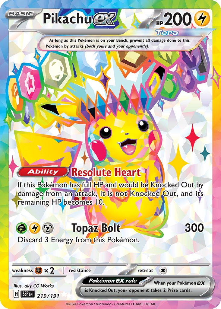 191 pokemon cards POKÉMON CARD GAME sv4a 191/190 S scratching or scuffing POKÉMON CARD GAME sv8a 191/187