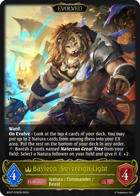 Bayleon, Sovereign Light (BP07-019EN - Evolved)
