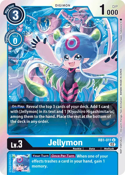 Jellymon (RB1-011 — Alternate Art)