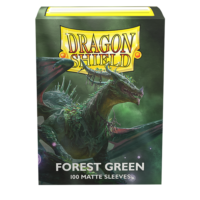 Dragon Shield: Standard 100ct Sleeves - Forest Green (Matte) - Image 5