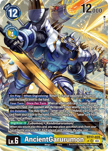 AncientGarurumon (BT17-028) | Kobold's Keep