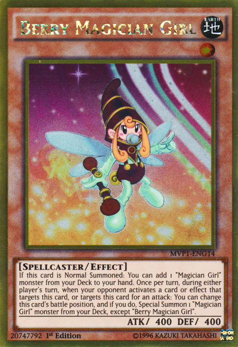 yugioh female monster cards YU-GI-OH! - Kiwi Magician Girl (MVP1-ENG16) - The Dark Side of Dimensions Movie Pack Gold Edition - 1st Edition if this card is targeted for an attack Yu-Gi-Oh! Single Card MVP1-ENS051 Lemon