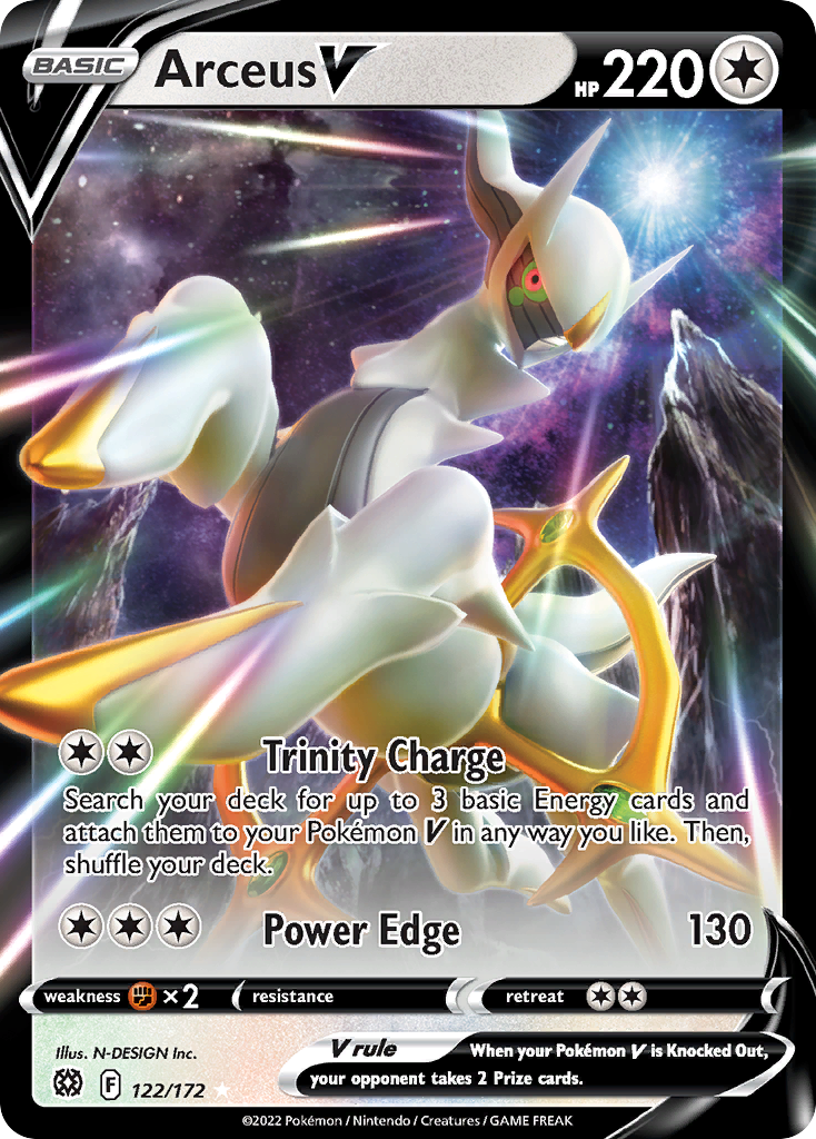 pokemon card 122 172 Bibarel - VSTAR Universe [HOLO] Colorless Colorless Arceus V - 122/172 -