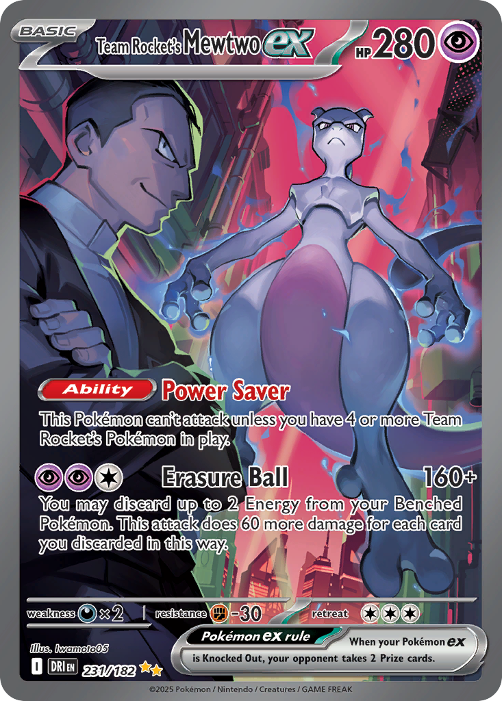 Team Rocket's Mewtwo ex (231/182)