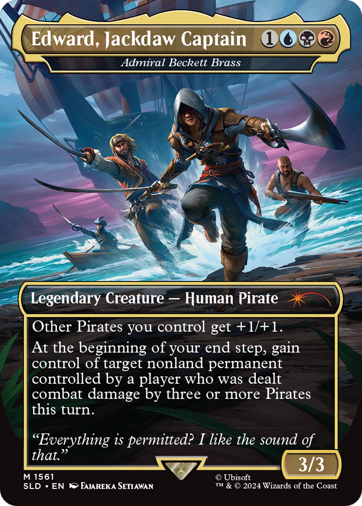 Edward, Jackdaw Captain — Admiral Beckett Brass (1561)