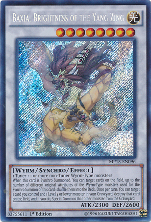 Baxia, Brightness of the Yang Zing (MP15-EN096)
