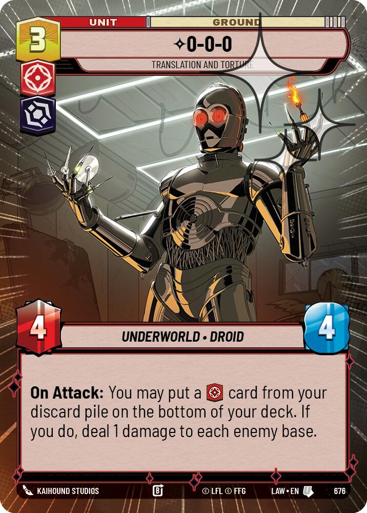 0-0-0 - Translation and Torture (676 - Hyperspace Foil)