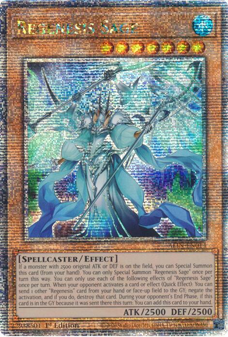 Regenesis Sage (ALIN-EN014 - Quarter Century Secret Rare)