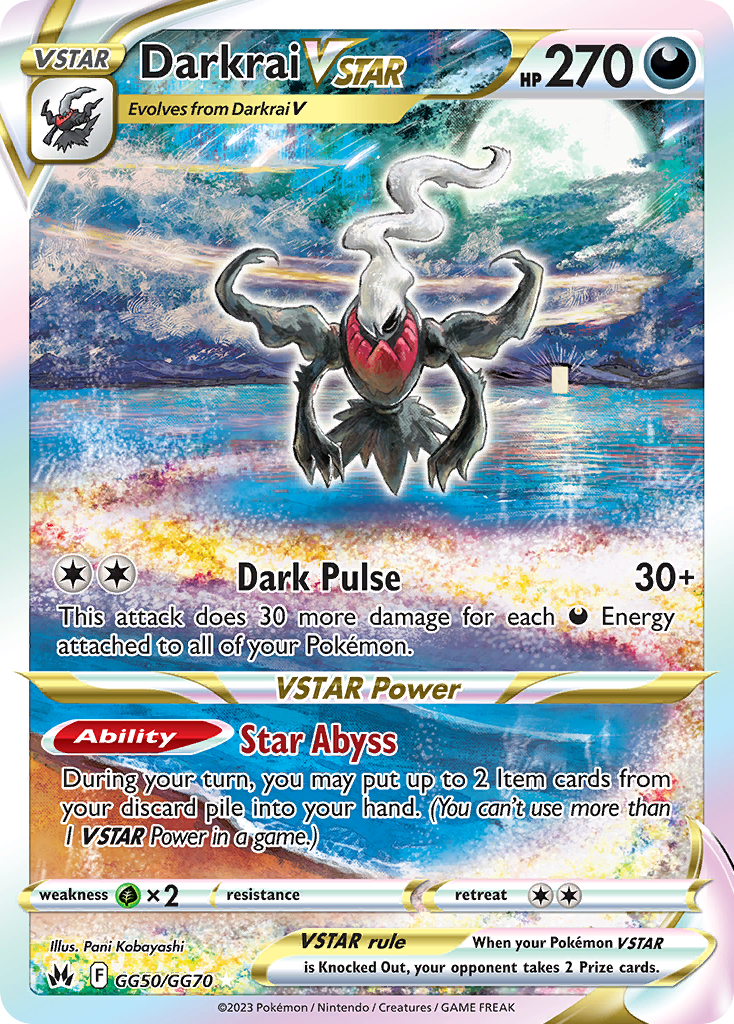 Darkrai VSTAR (GG50/GG70) | Wild Growth Games