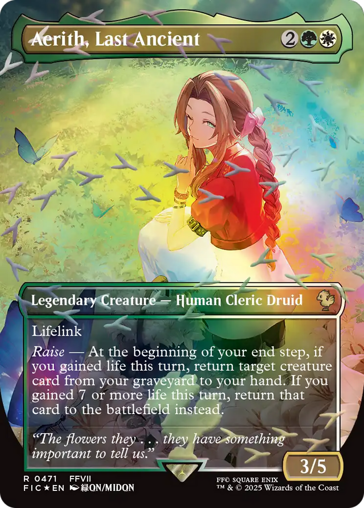 第五人格 ACT xen 译森 COAⅦ トレーディングカード Aerith, Last Ancient (0471) | Black Dragon Games
