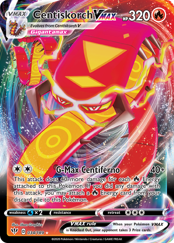 Centiskorch VMAX (034/189)