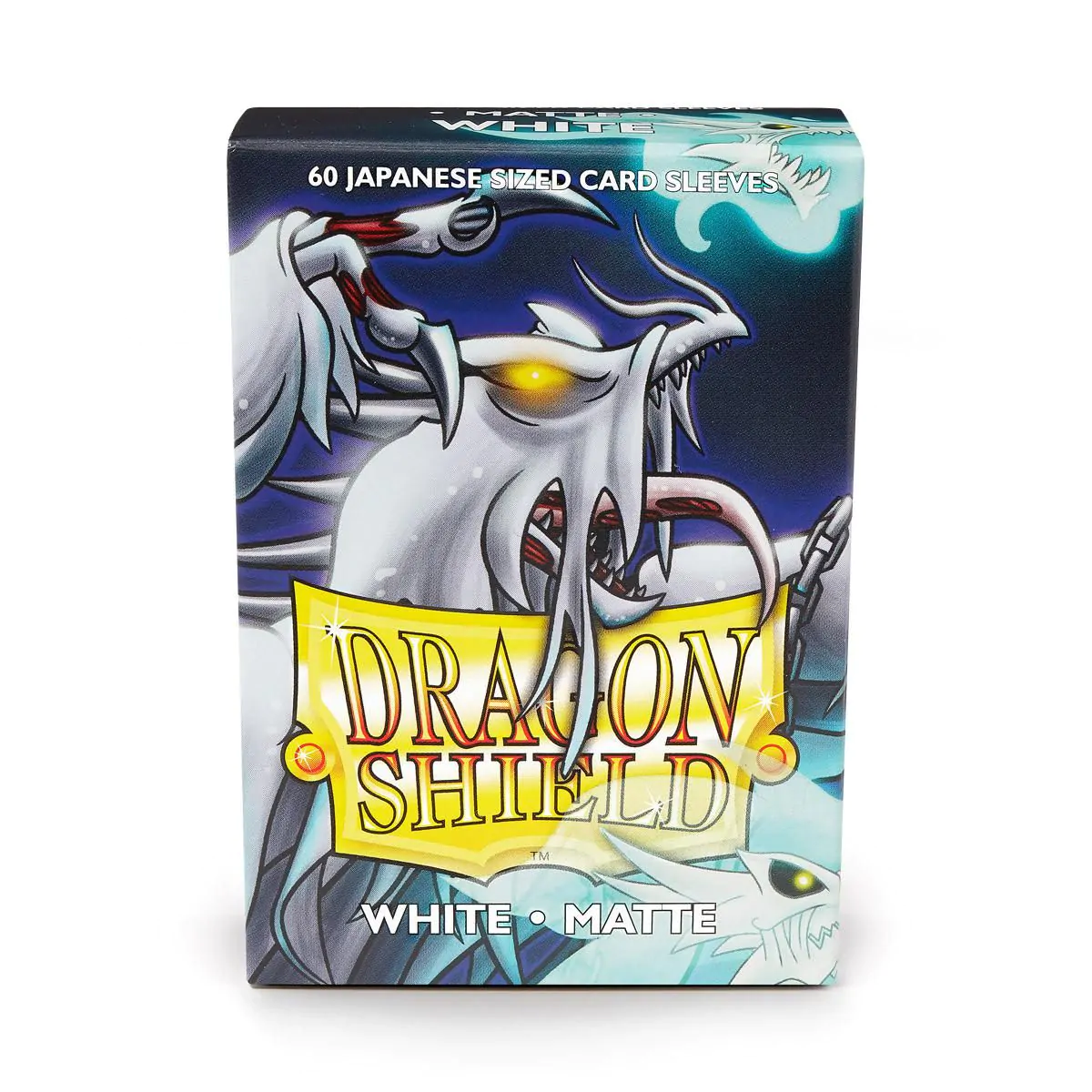 Dragon Shield: Japanese Size 60ct Sleeves - White (Matte) - Image 2